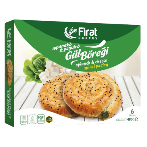 Peynirli-Ispanaklı-Gül-Böreği